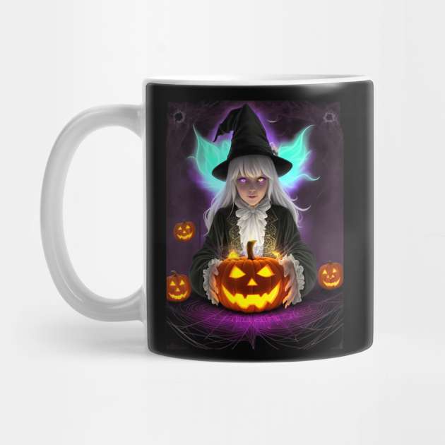 Halloween Cute Spooky Black Witch by TrendyTees